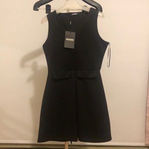 Missguided Dress Black Dress, size 8